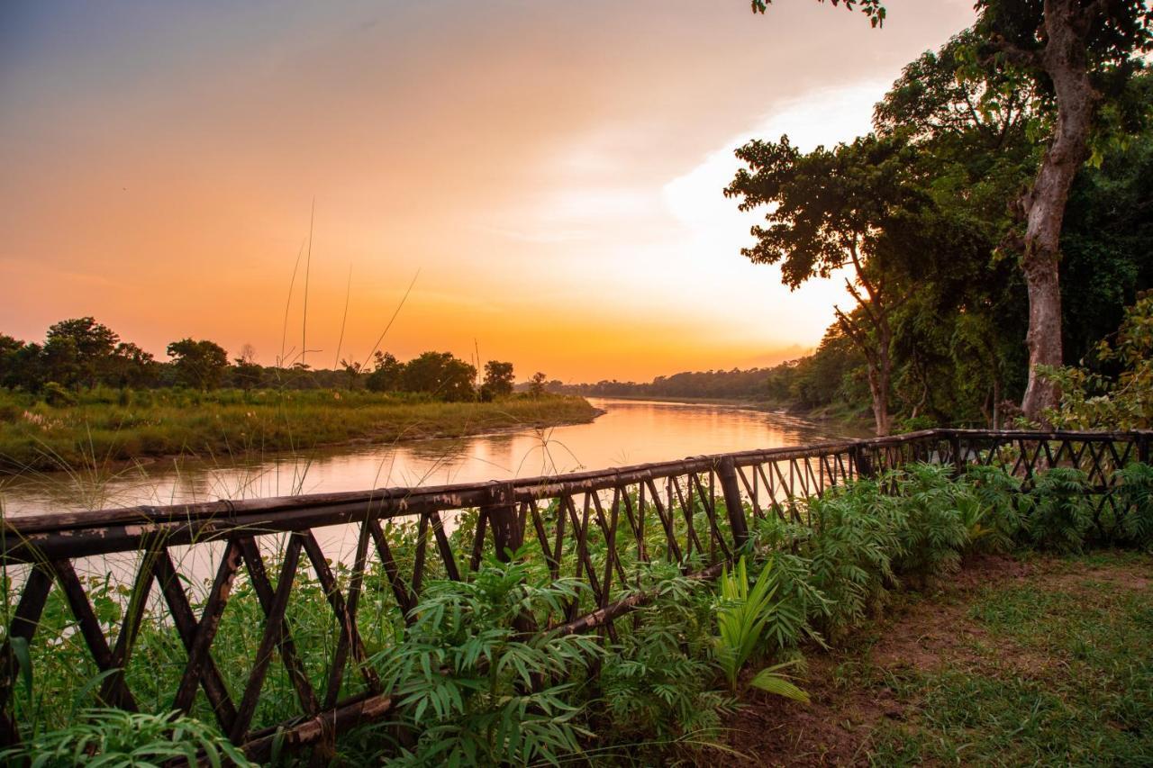 Chitwan Riverside Resort Sauraha Exterior foto